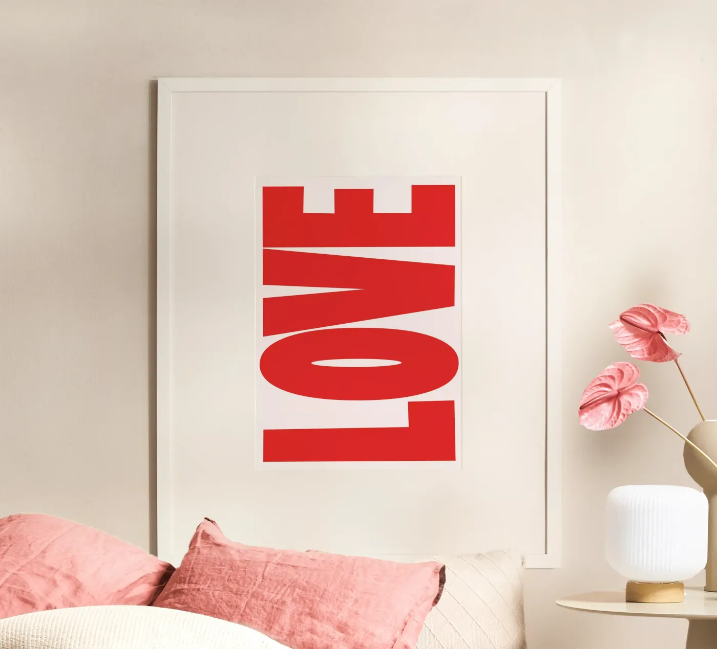 Love big poster da Hej Ibiza by Ute Arnold