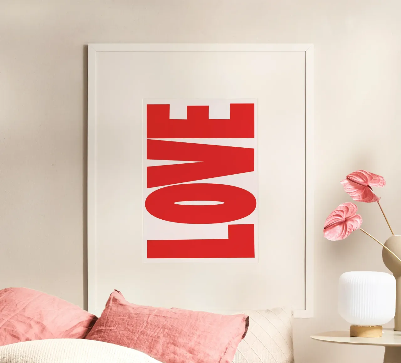 Love big poster da Hej Ibiza by Ute Arnold