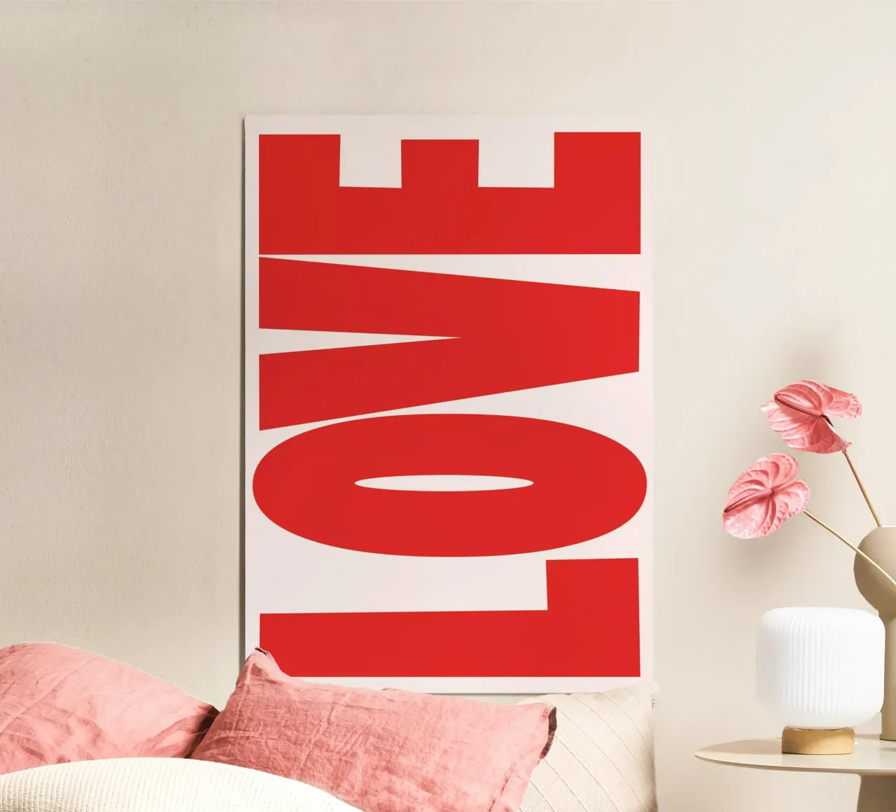 Love big poster da Hej Ibiza by Ute Arnold