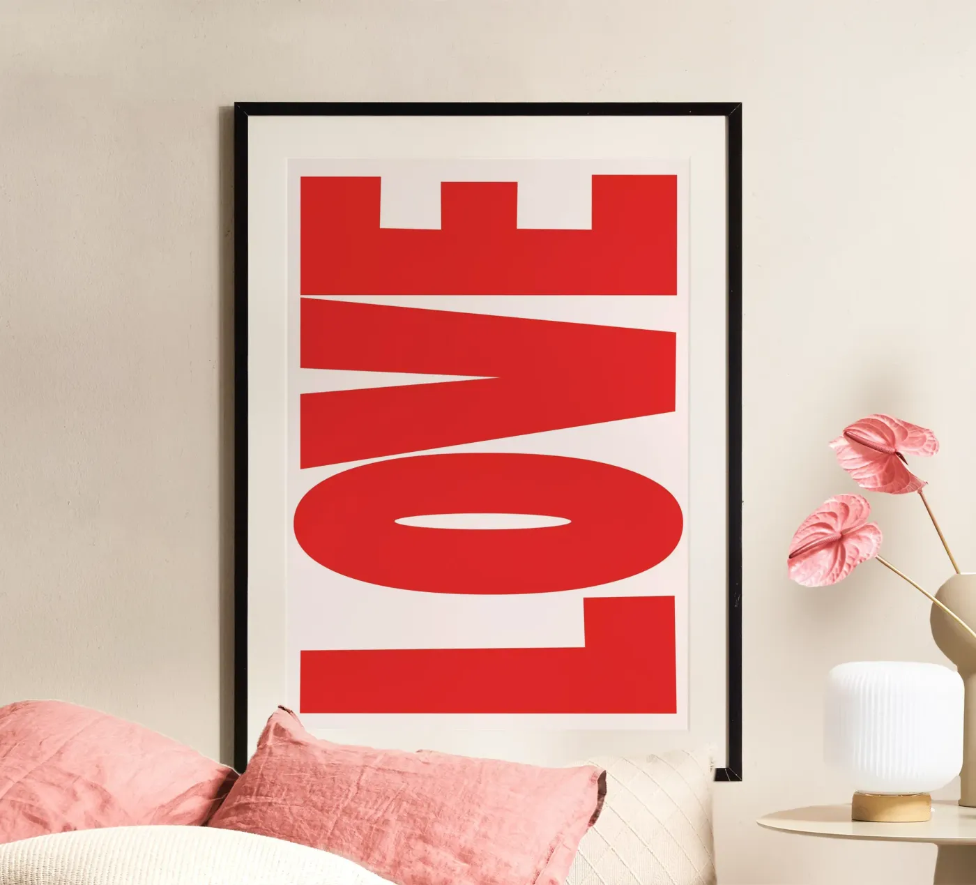 Love big poster da Hej Ibiza by Ute Arnold