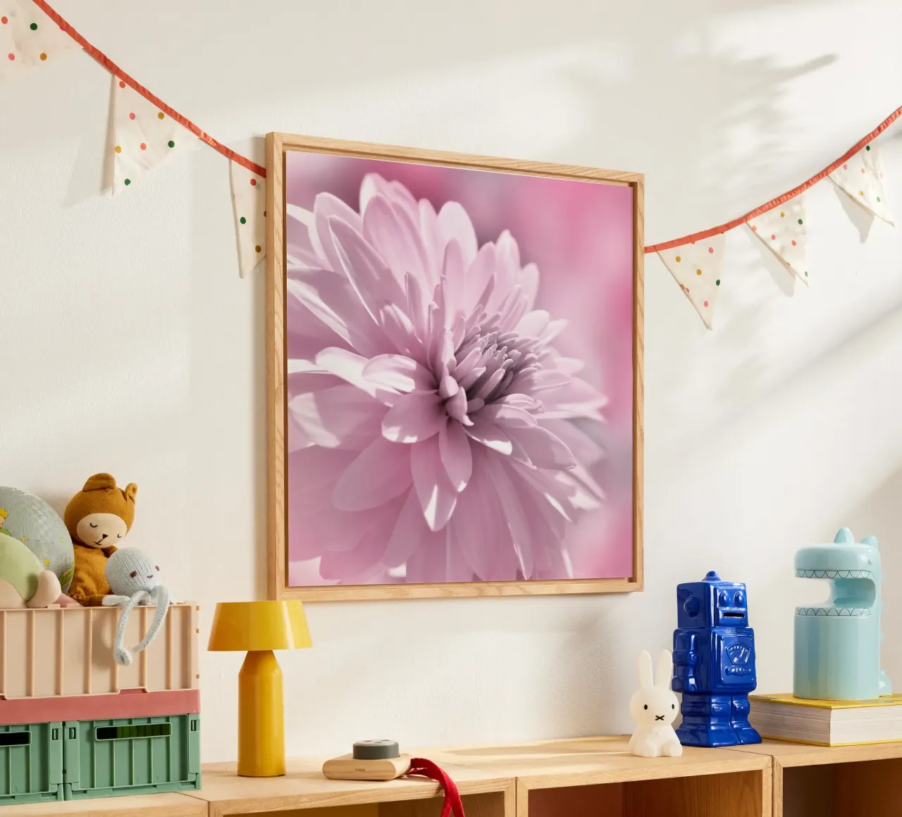 Dahlia acryl van Atteloi