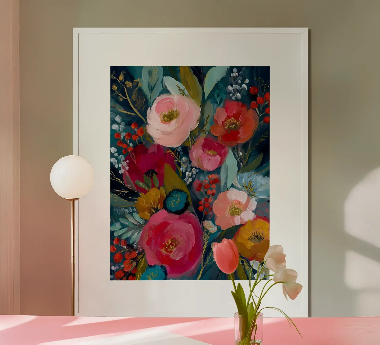 Peony Winter Song carta hahnemühle da velvetwinterstudio