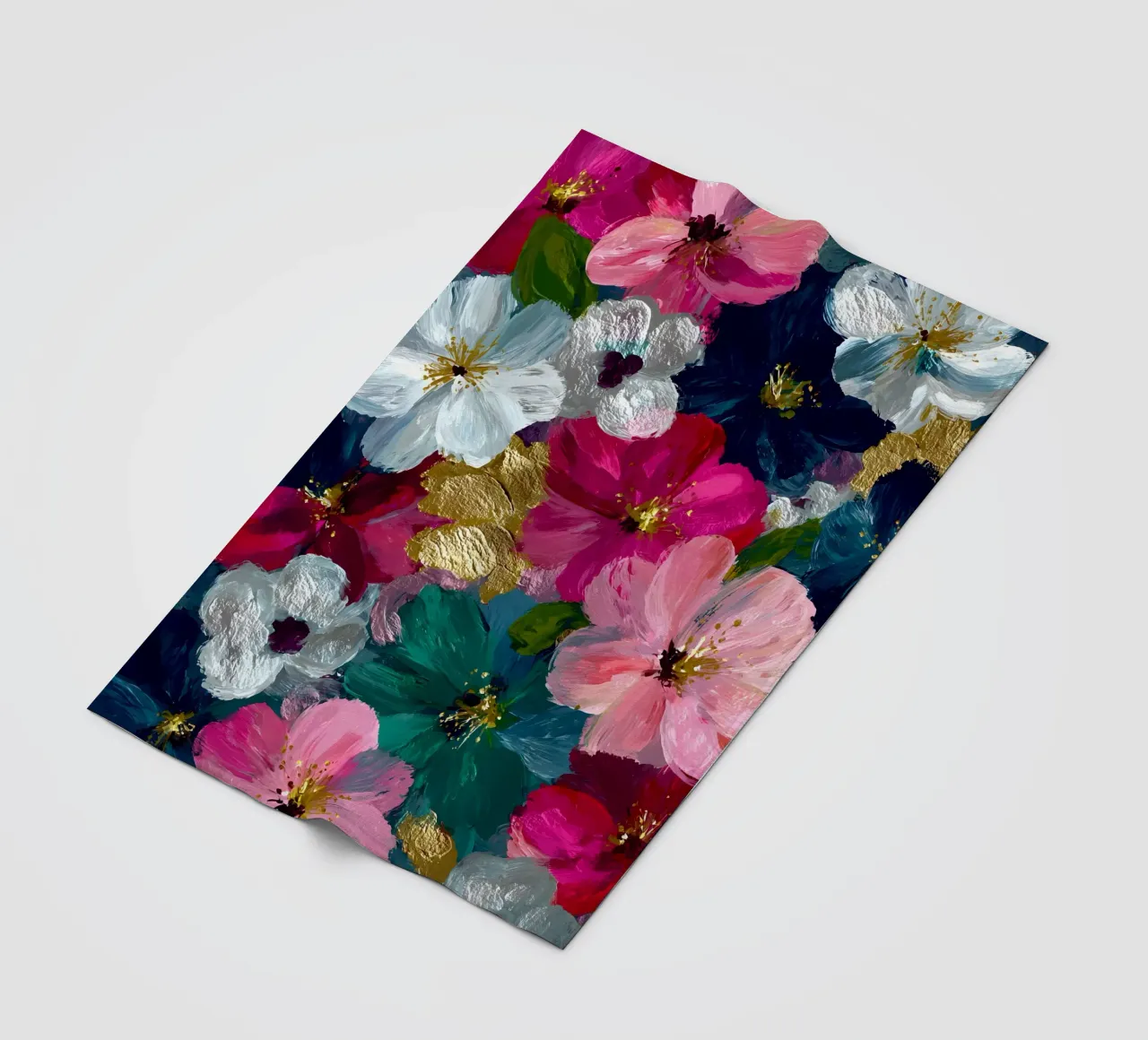 Botanical Frost coperta in pile da velvetwinterstudio