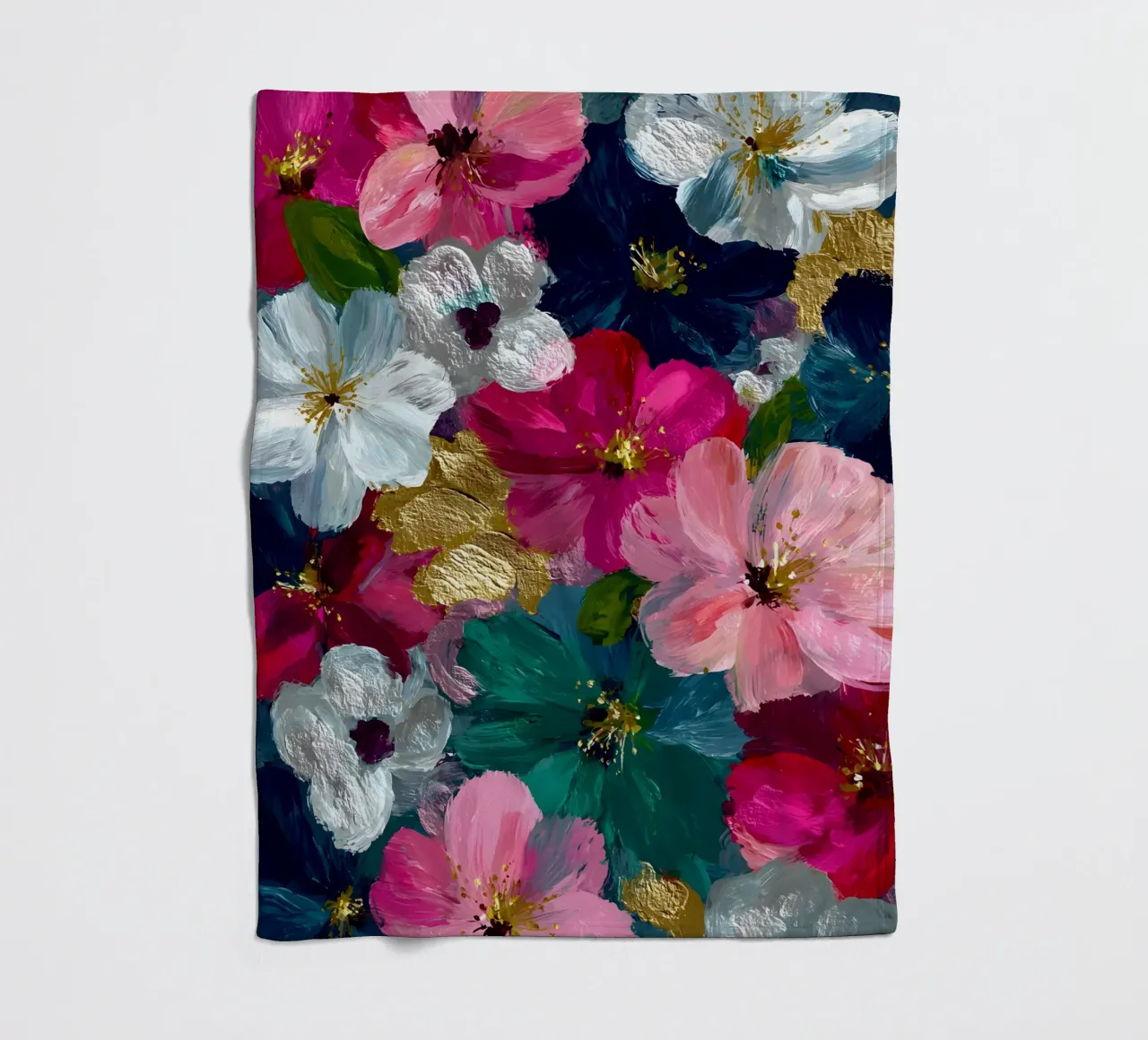 Botanical Frost coperta in pile da velvetwinterstudio