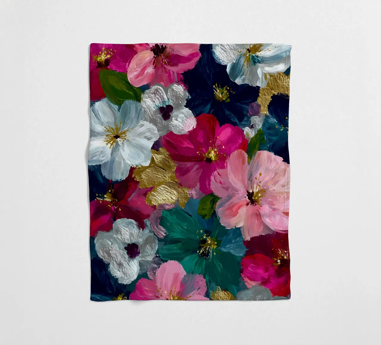 Botanical Frost coperta in pile da velvetwinterstudio