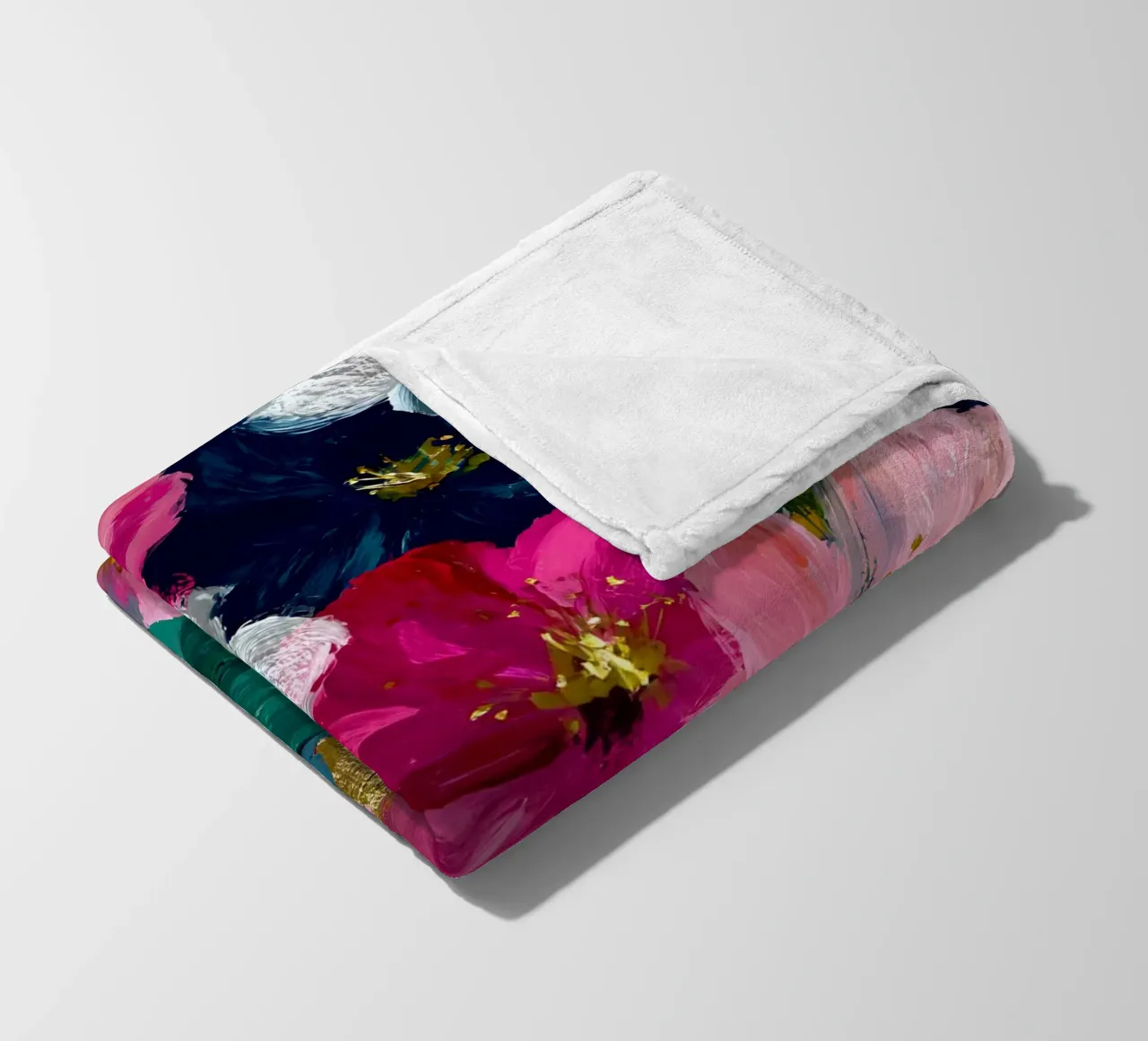 Botanical Frost coperta in pile da velvetwinterstudio