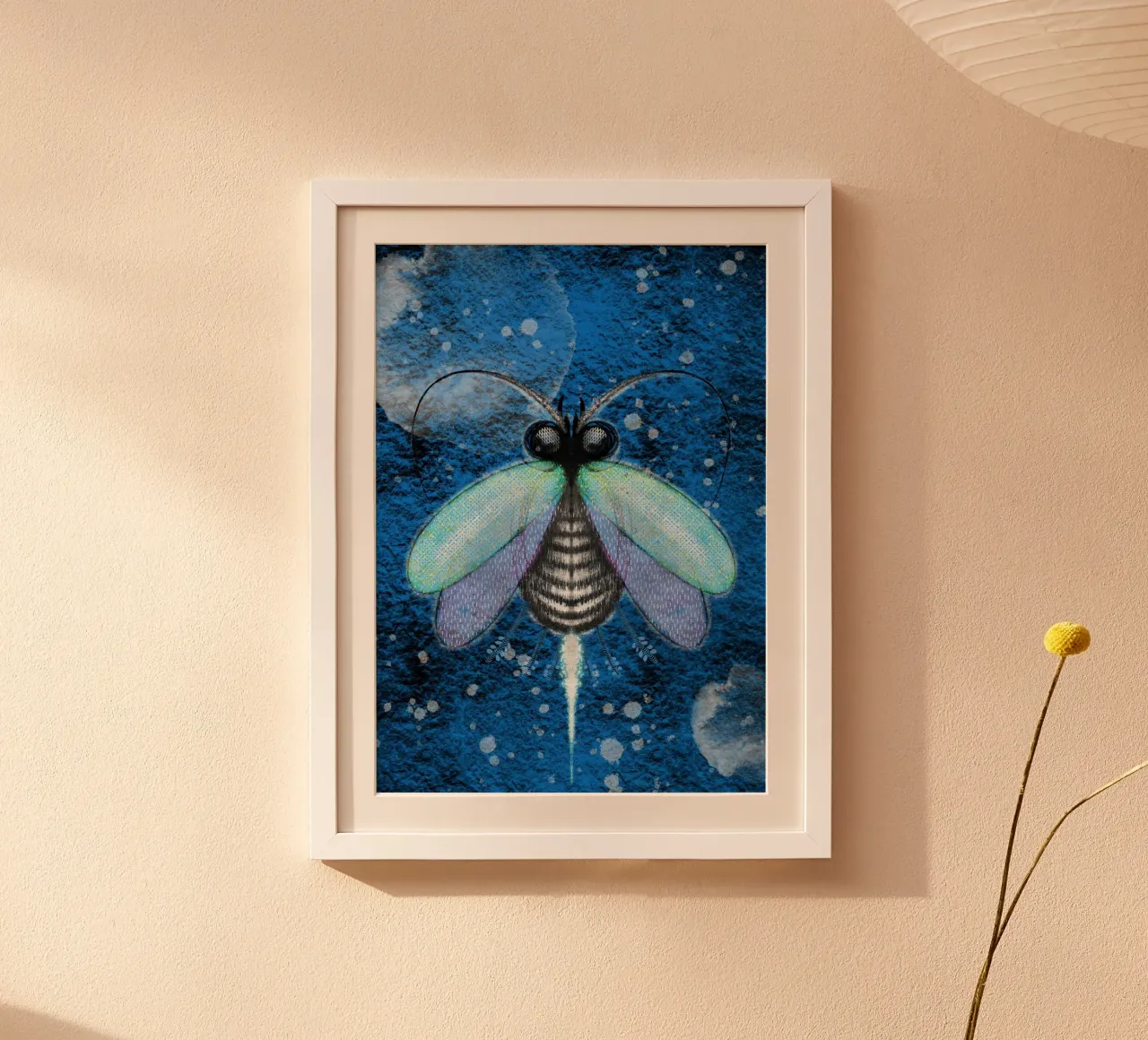 Blue moth poster da RAAKMA STUDIO