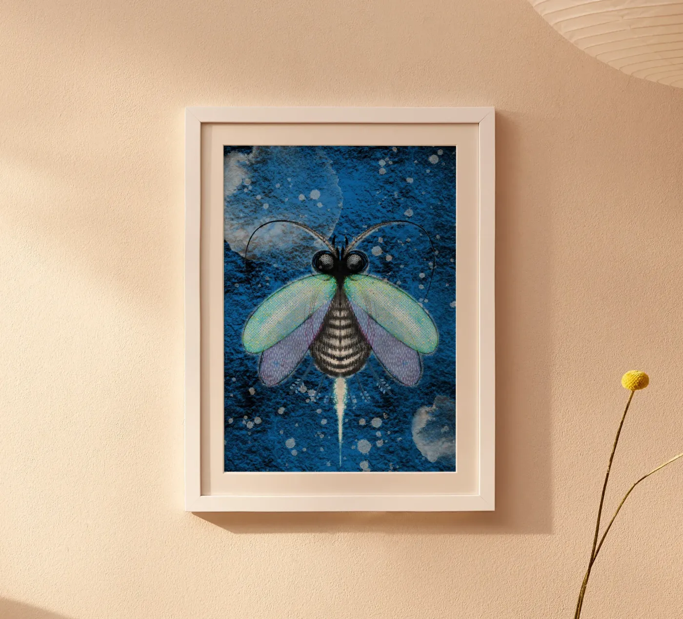 Blue moth poster da RAAKMA STUDIO