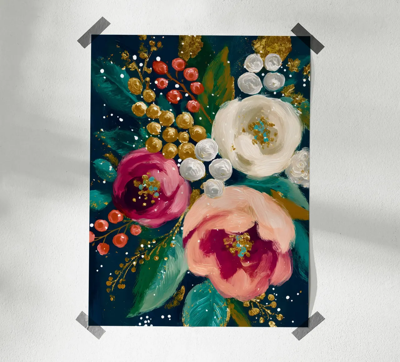 Evergreen Glamour carta hahnemühle da velvetwinterstudio