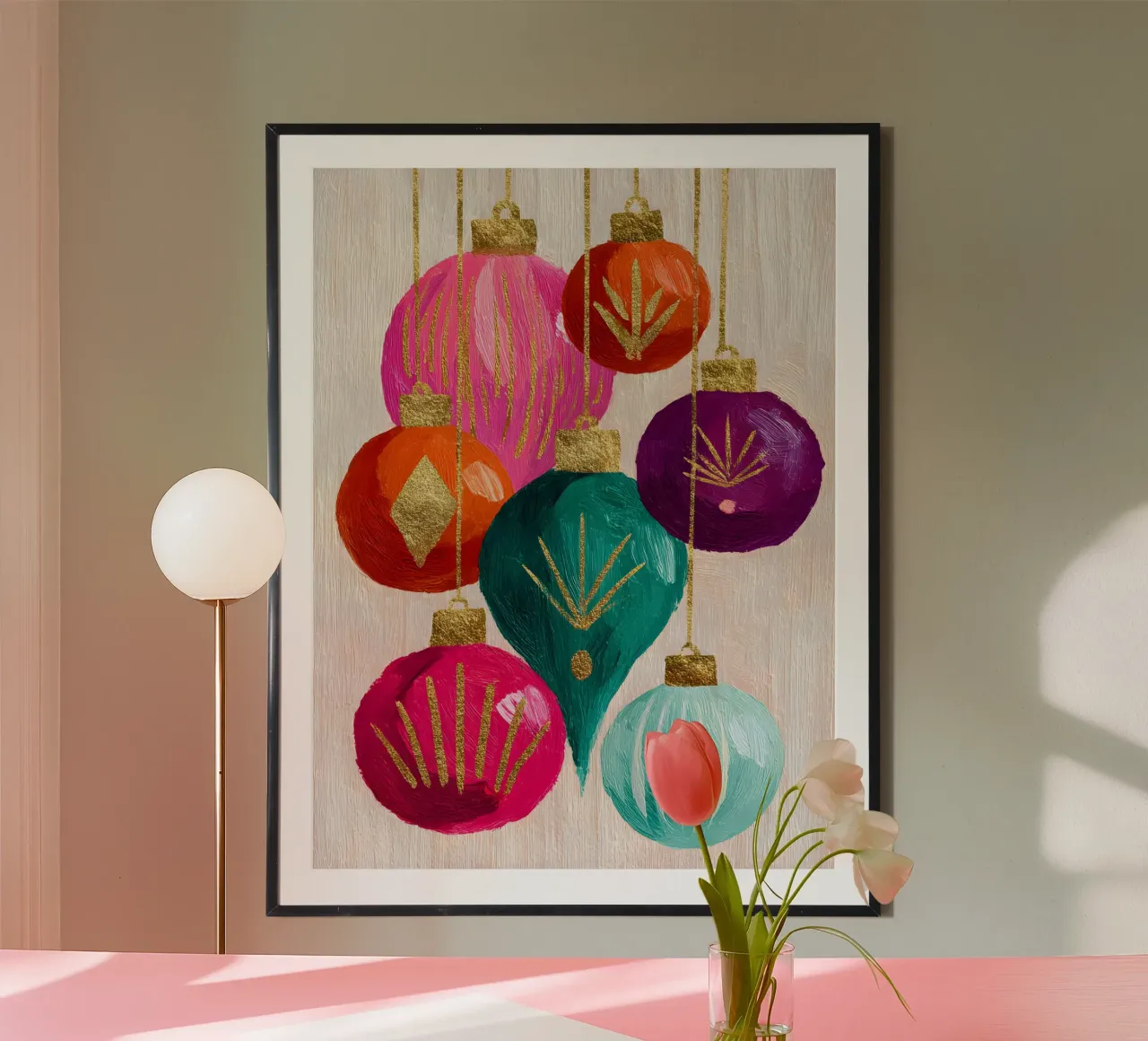 Dopamine Ornaments poster da velvetwinterstudio