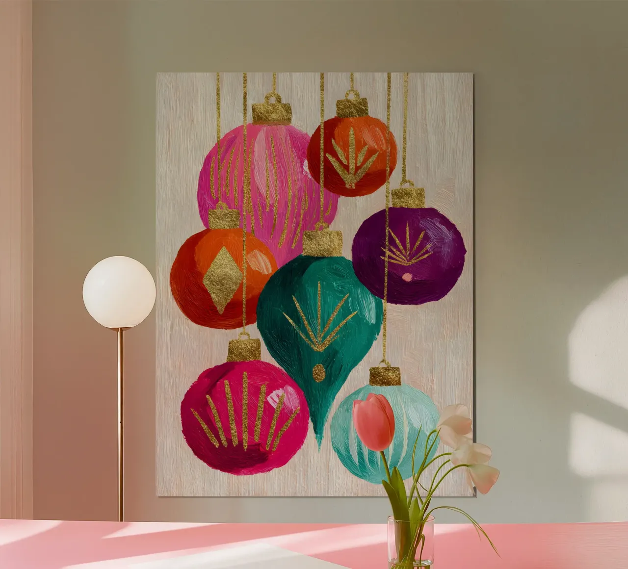 Dopamine Ornaments poster da velvetwinterstudio