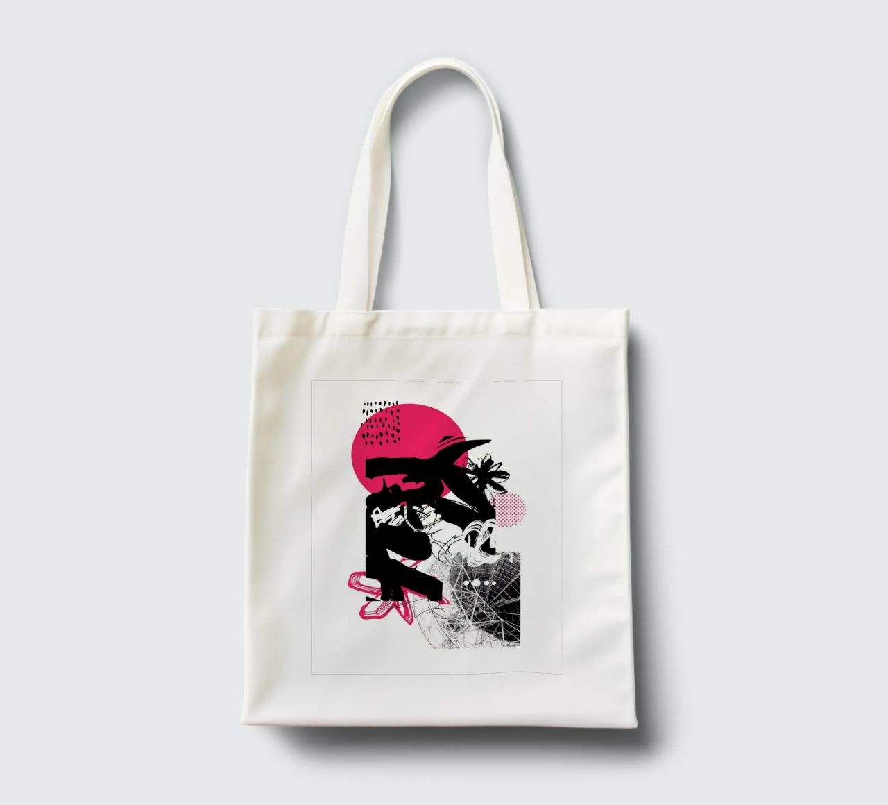 Cosa c'è lassù? borsa in juta da Kim Hubball Studio