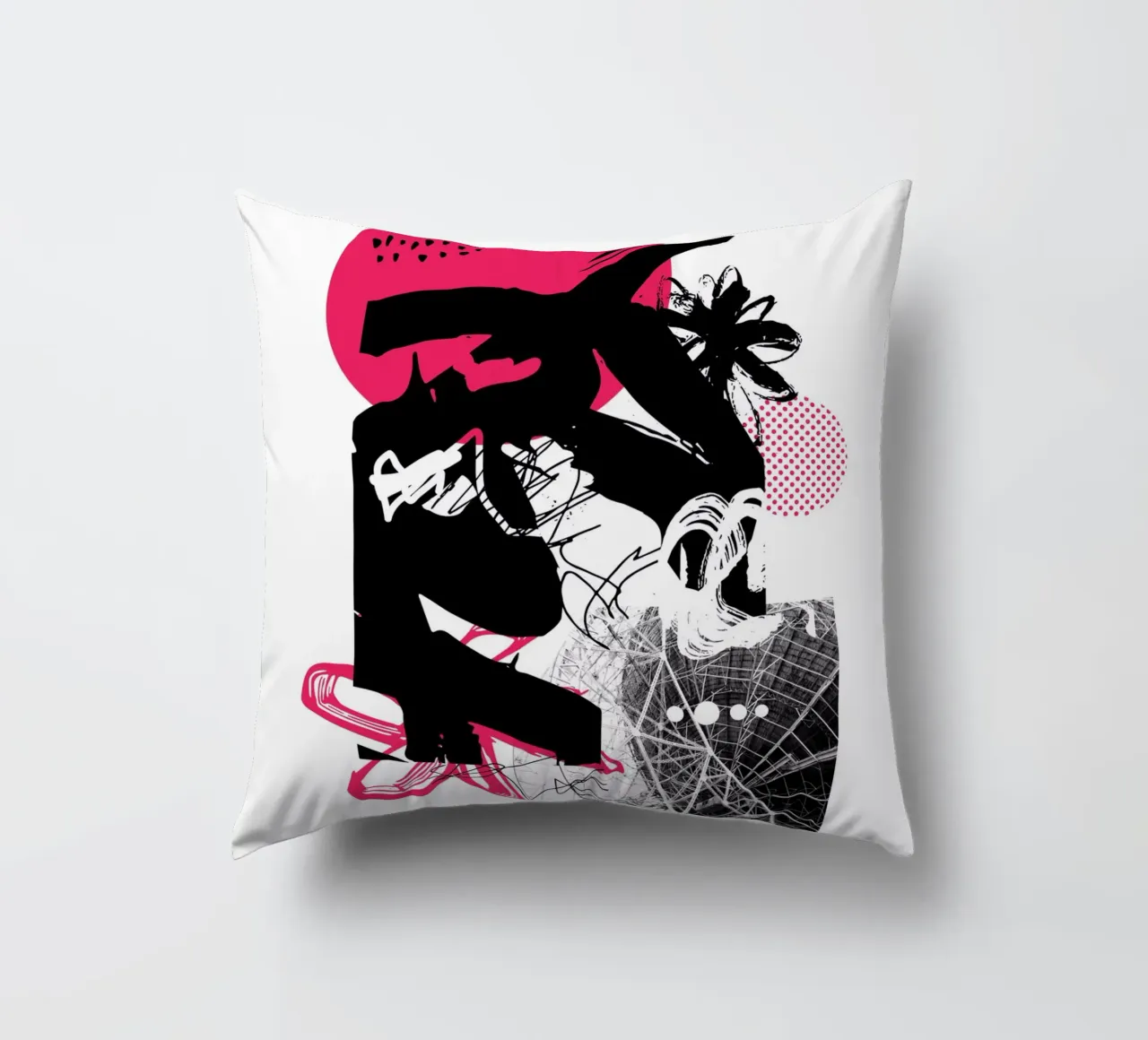 Cosa c'è lassù? cuscino da Kim Hubball Studio