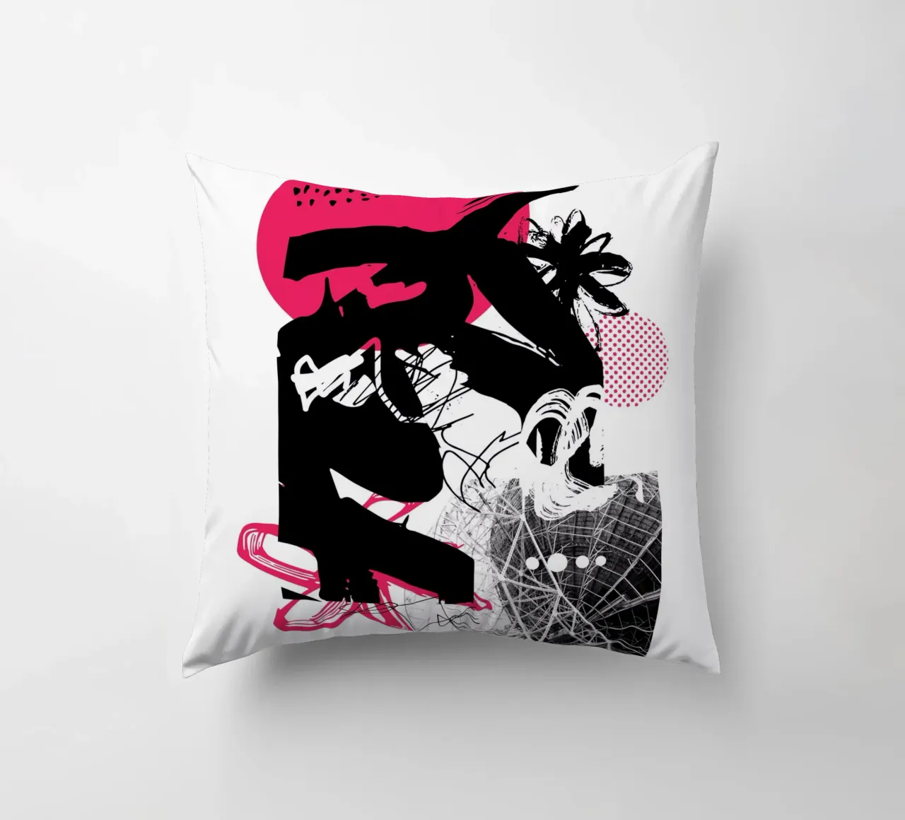 Cosa c'è lassù? cuscino da Kim Hubball Studio