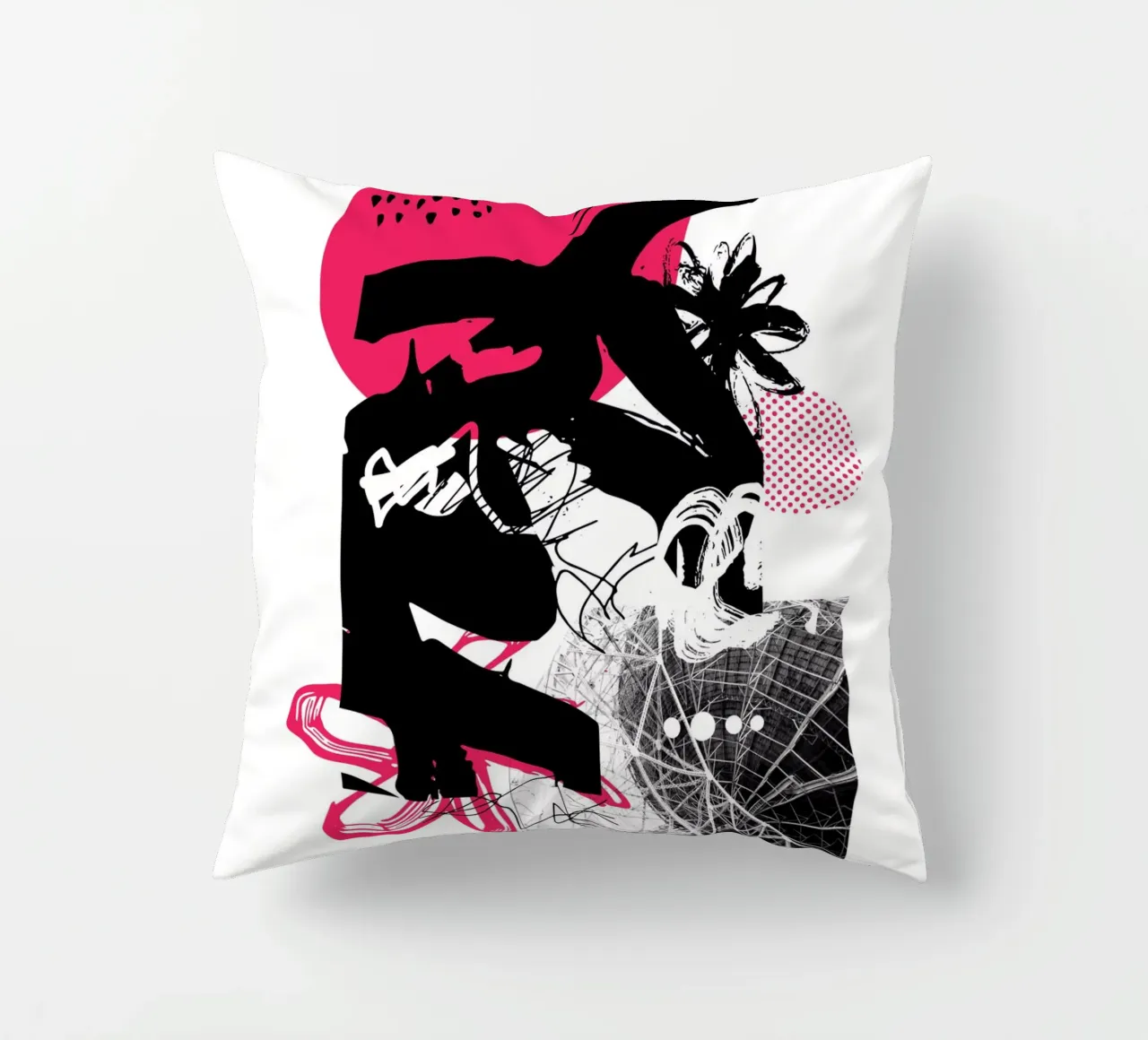 Cosa c'è lassù? cuscino da Kim Hubball Studio