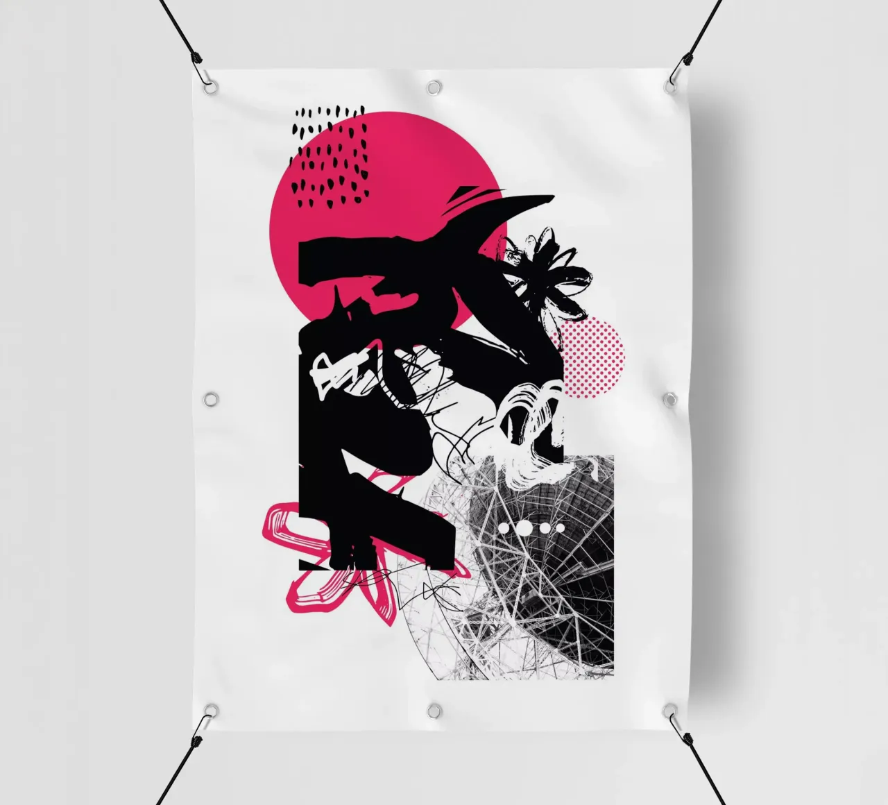 Cosa c'è lassù? telo in pvc da Kim Hubball Studio