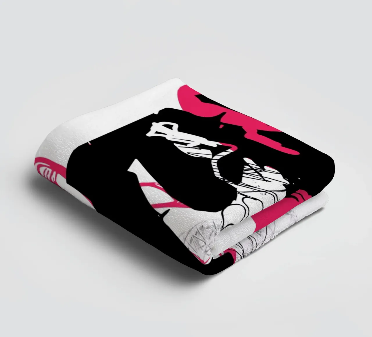 What is Up There? towel by Kim Hubball Studio