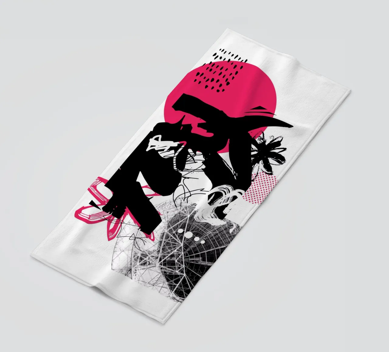 Cosa c'è lassù? telo mare da Kim Hubball Studio