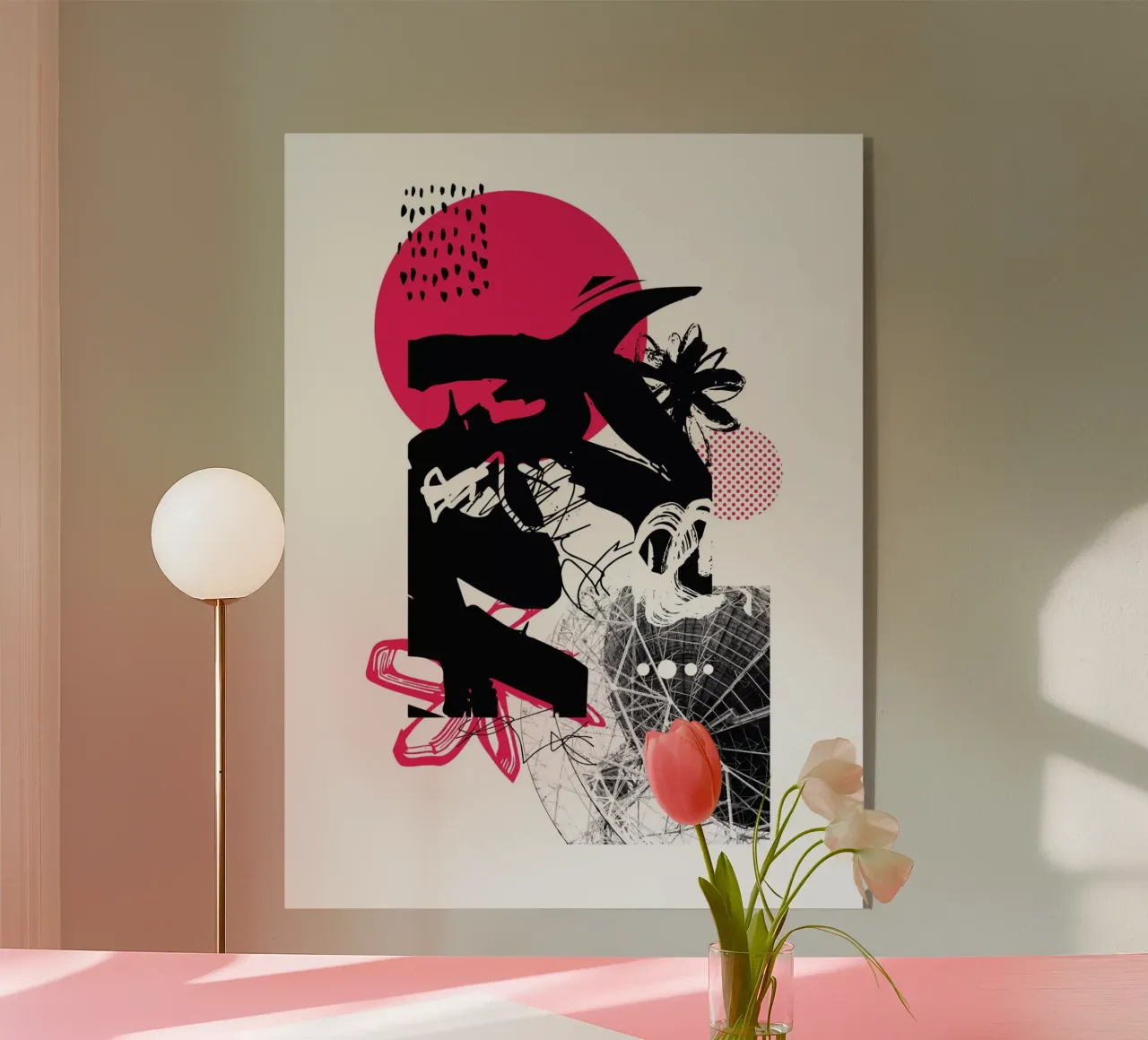 Cosa c'è lassù? plexiglass da Kim Hubball Studio