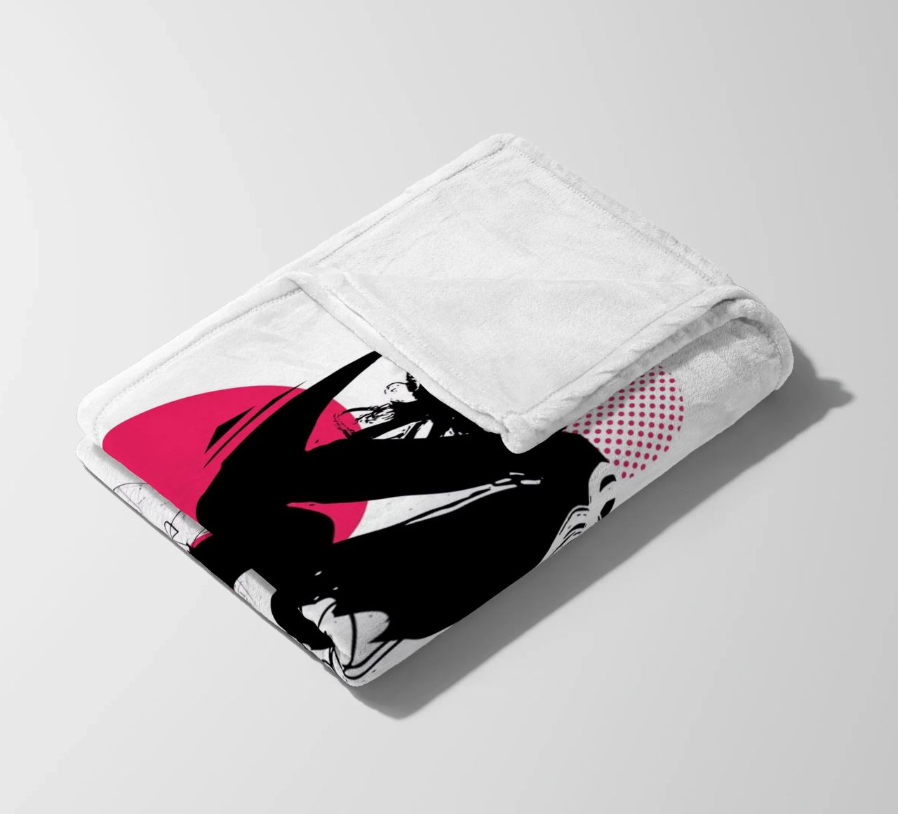Cosa c'è lassù? coperta in pile da Kim Hubball Studio