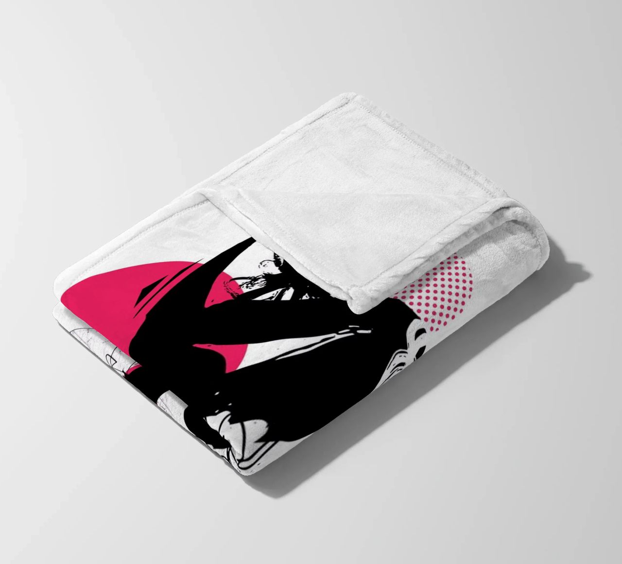 Cosa c'è lassù? coperta in pile da Kim Hubball Studio