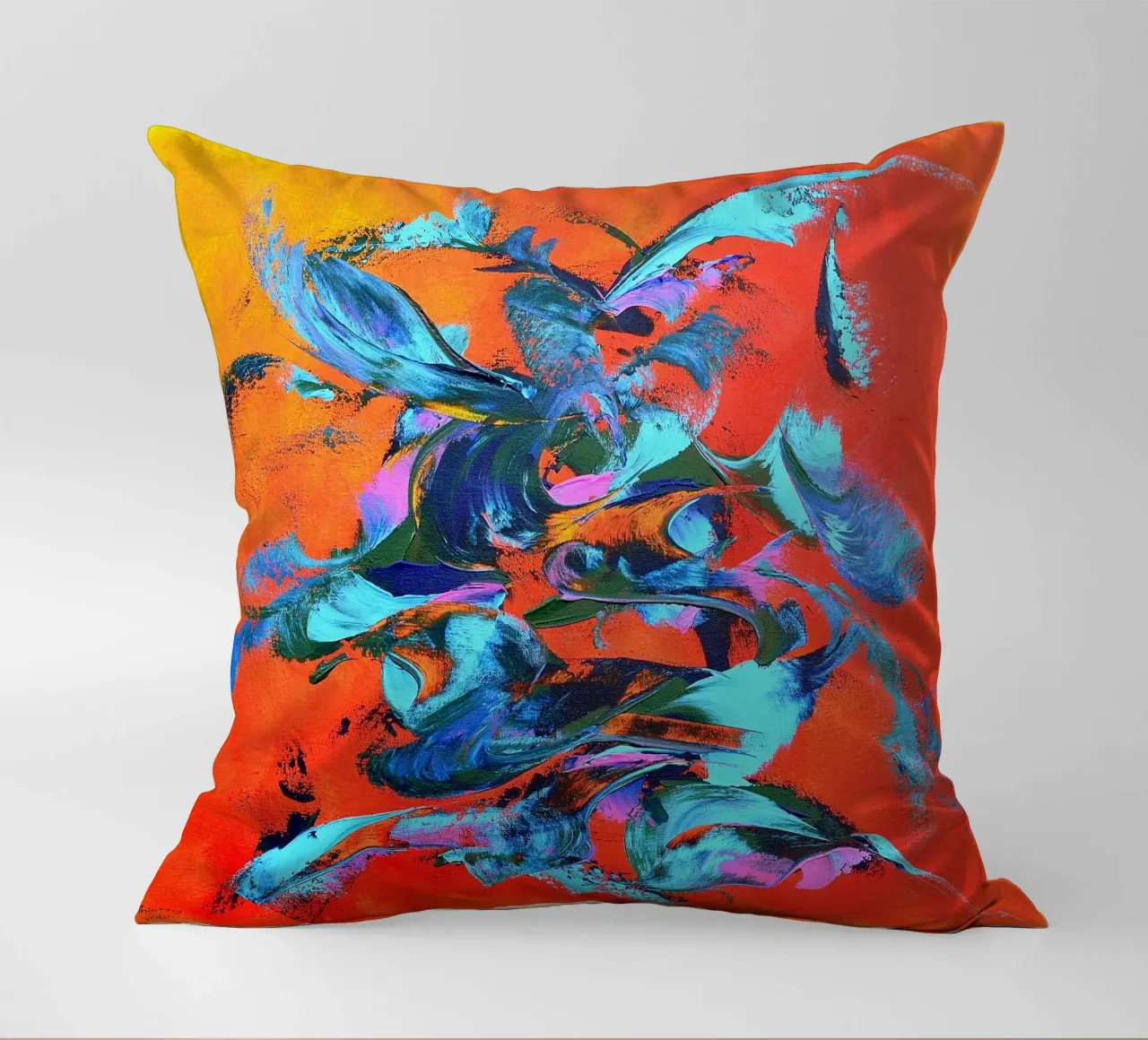 VITA IN BLU. cuscino da Little treasures for your home