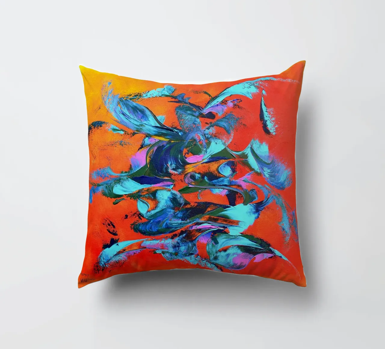 VITA IN BLU. cuscino da Little treasures for your home