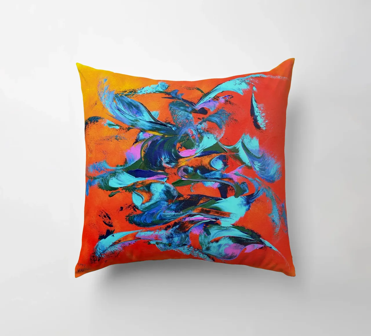 VITA IN BLU. cuscino da Little treasures for your home
