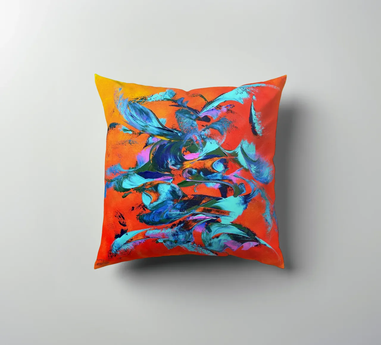 VITA IN BLU. cuscino da Little treasures for your home