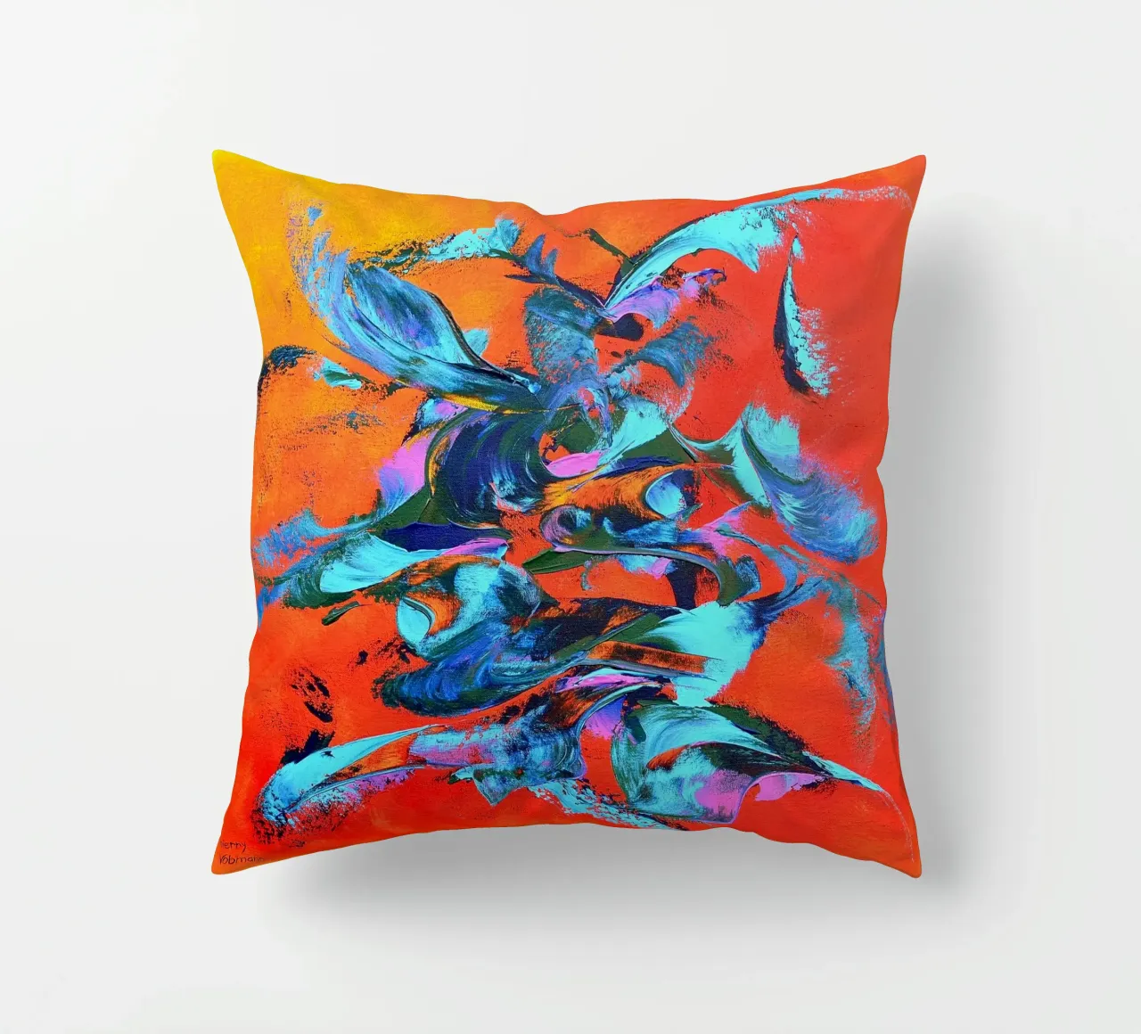 VITA IN BLU. cuscino da Little treasures for your home