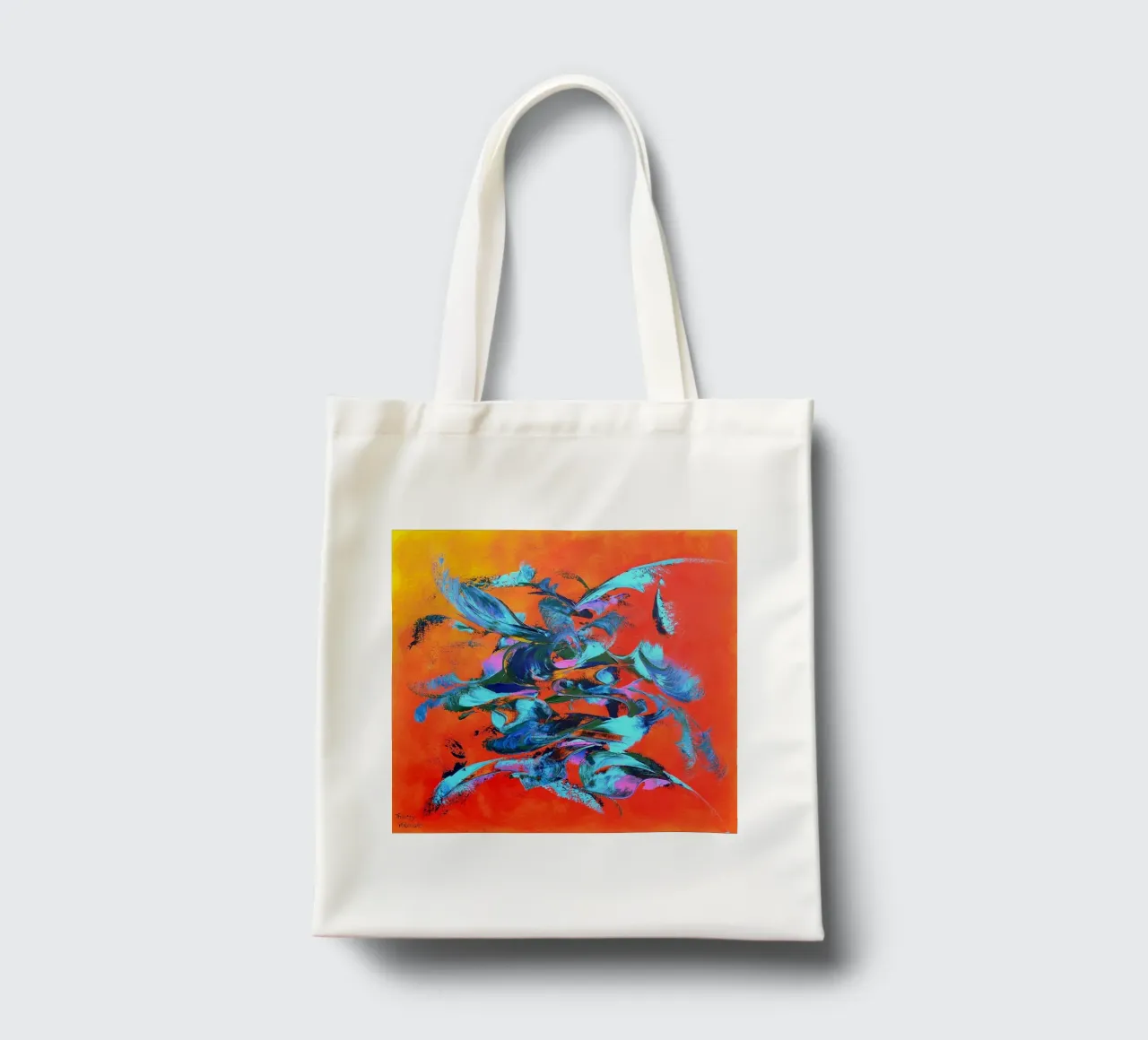 VITA IN BLU. borsa in juta da Little treasures for your home