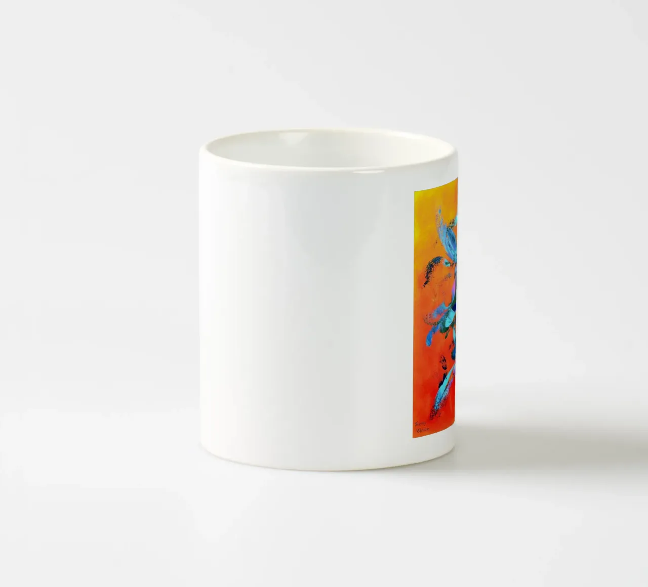 VITA IN BLU. tazza in ceramica da Little treasures for your home
