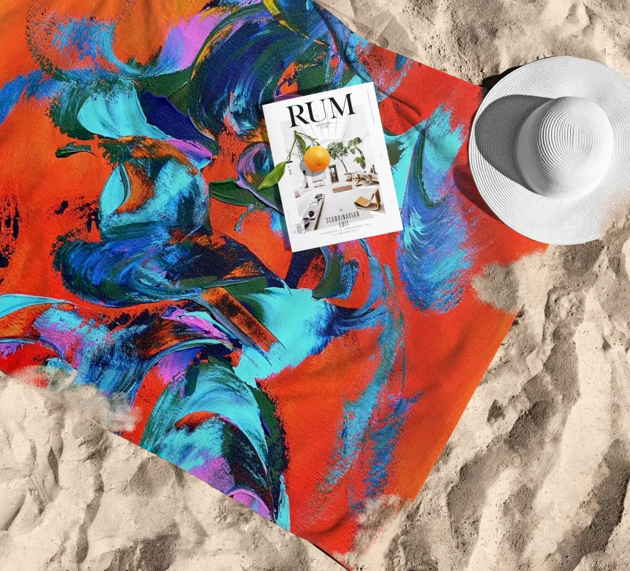VITA IN BLU. telo mare da Little treasures for your home