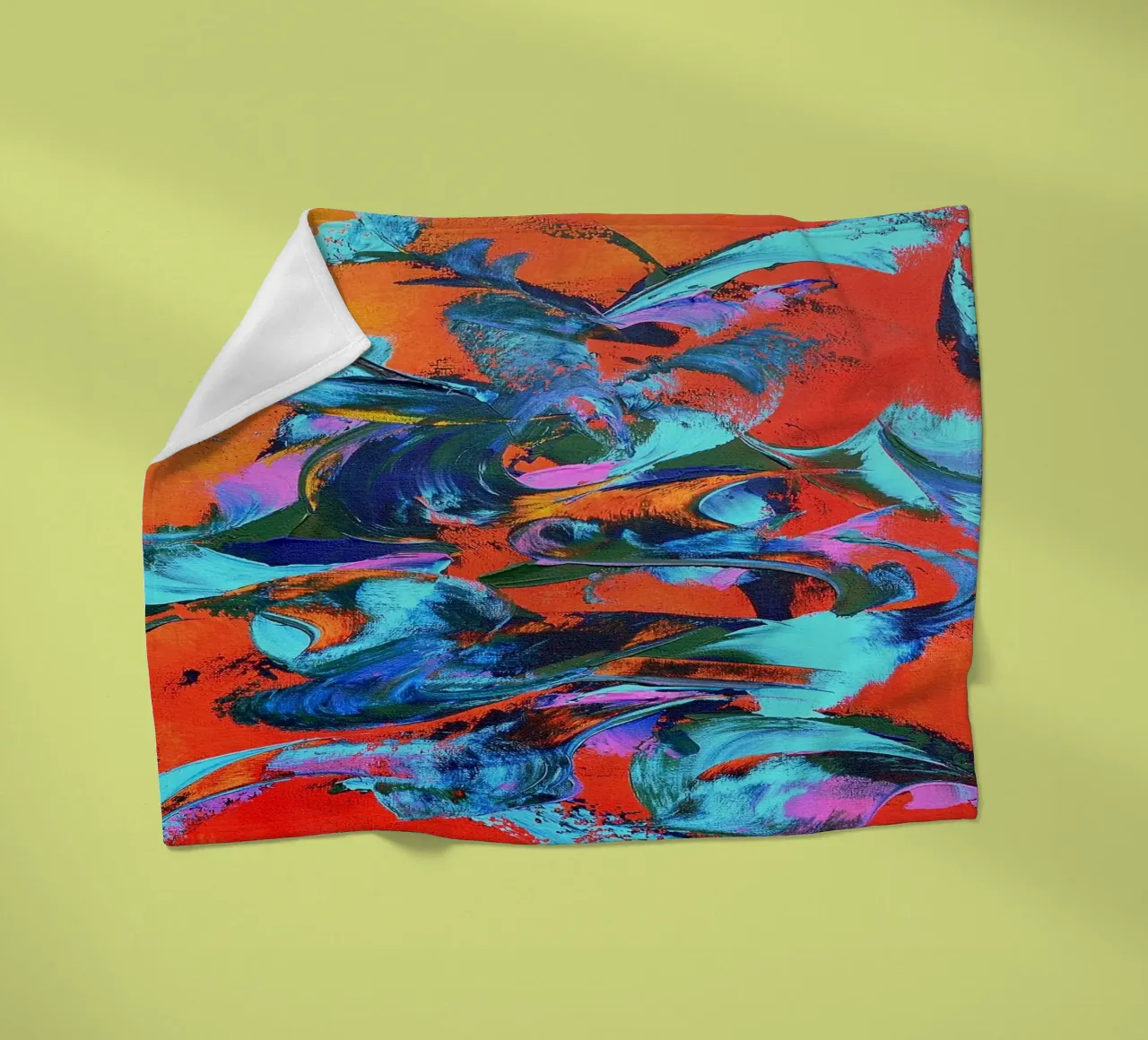 VITA IN BLU. coperta in pile da Little treasures for your home