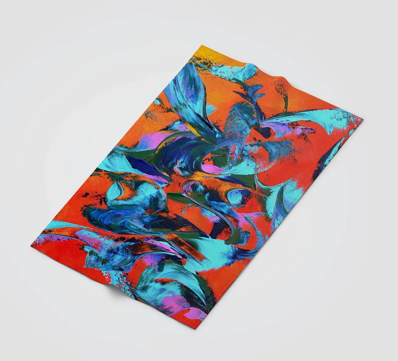 VITA IN BLU. coperta in pile da Little treasures for your home