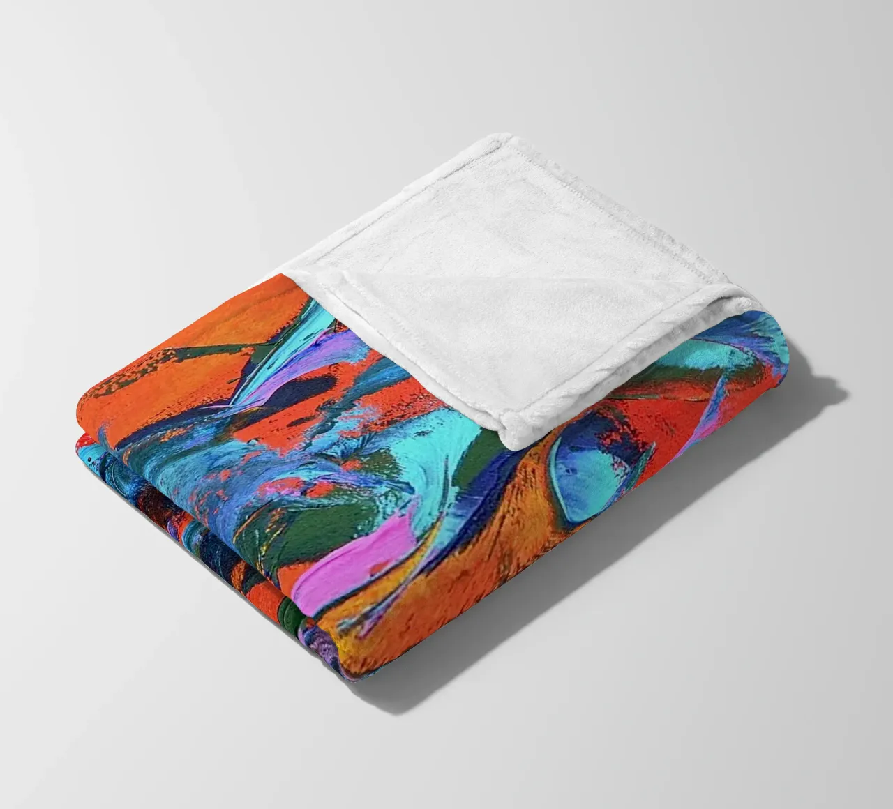 VITA IN BLU. coperta in pile da Little treasures for your home
