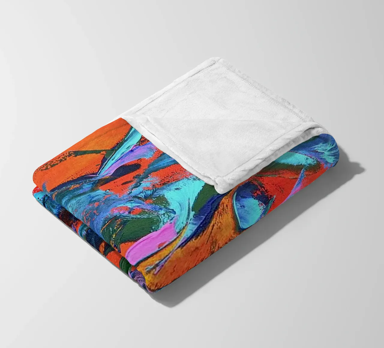 VITA IN BLU. coperta in pile da Little treasures for your home