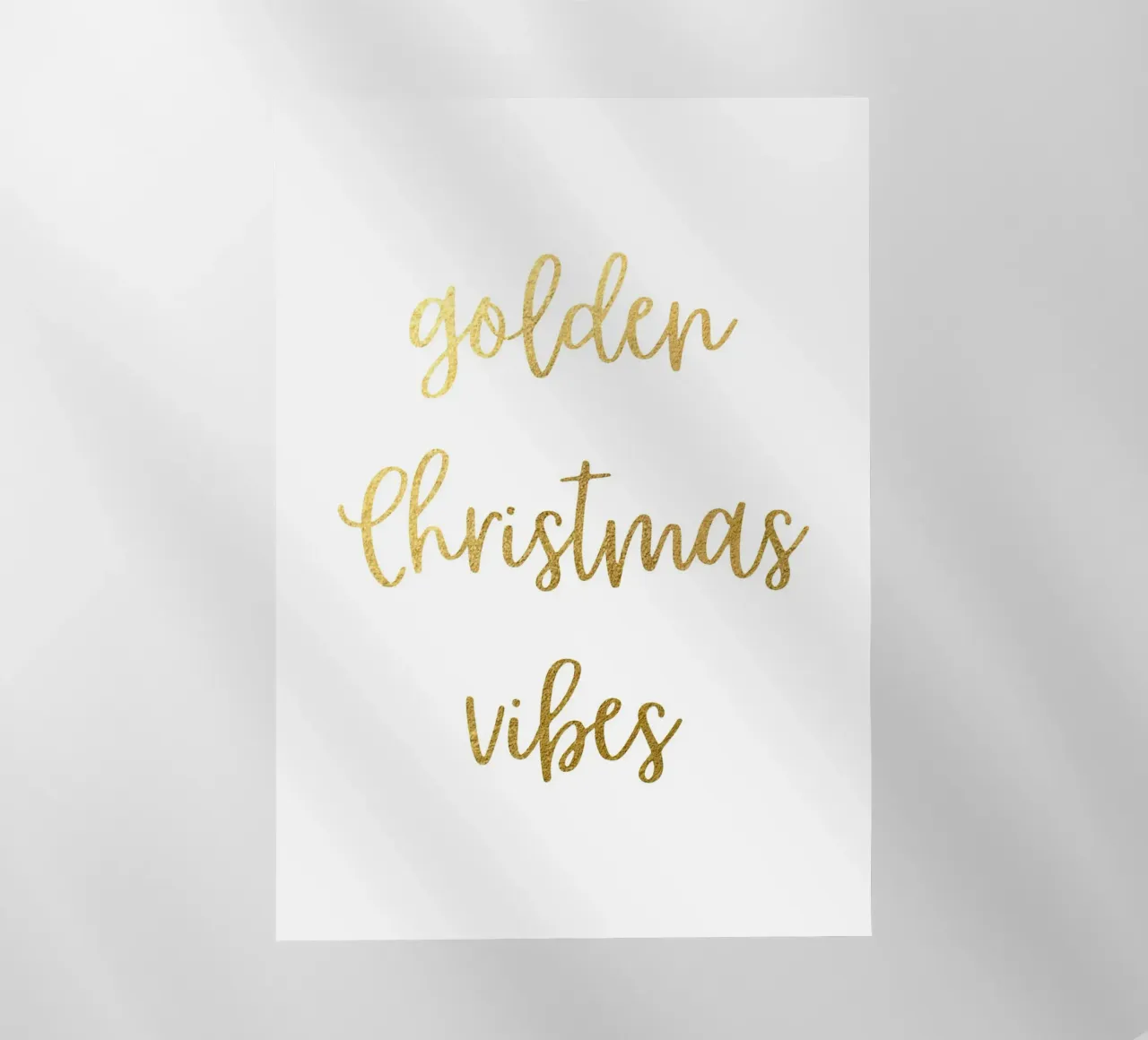 Golden Christmas vibes pellicola backlit da HolidaysCandyWalls