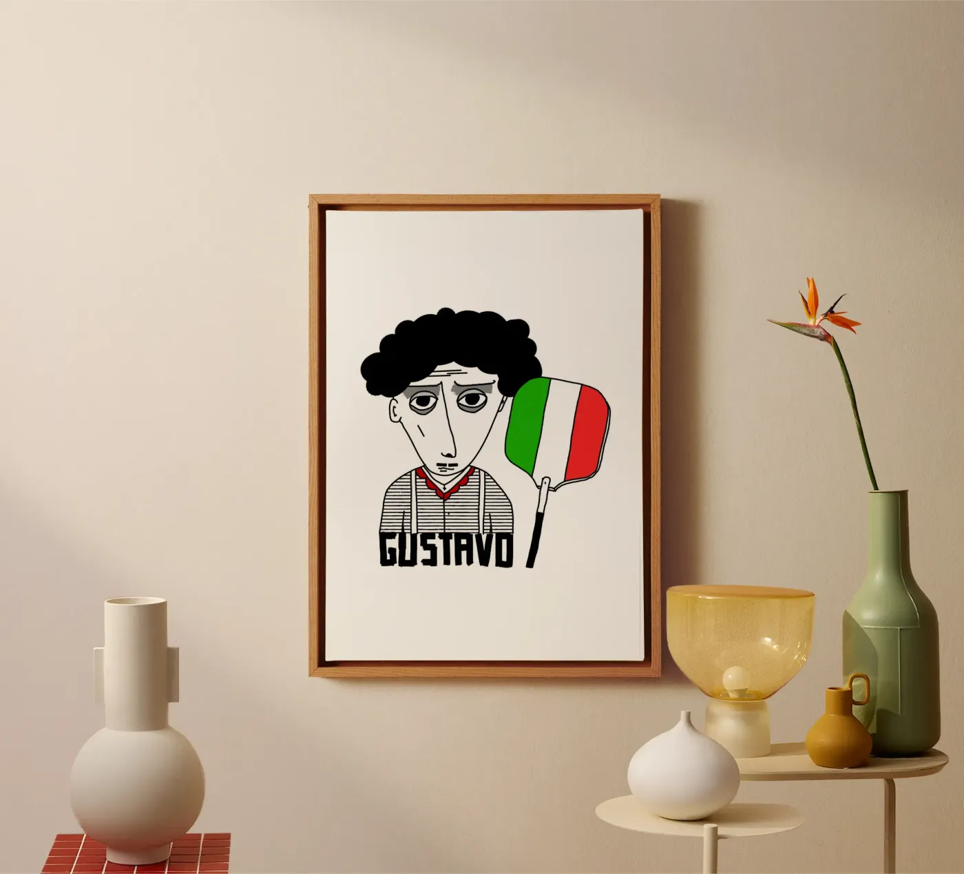 Gustavo tela da RAAKMA STUDIO