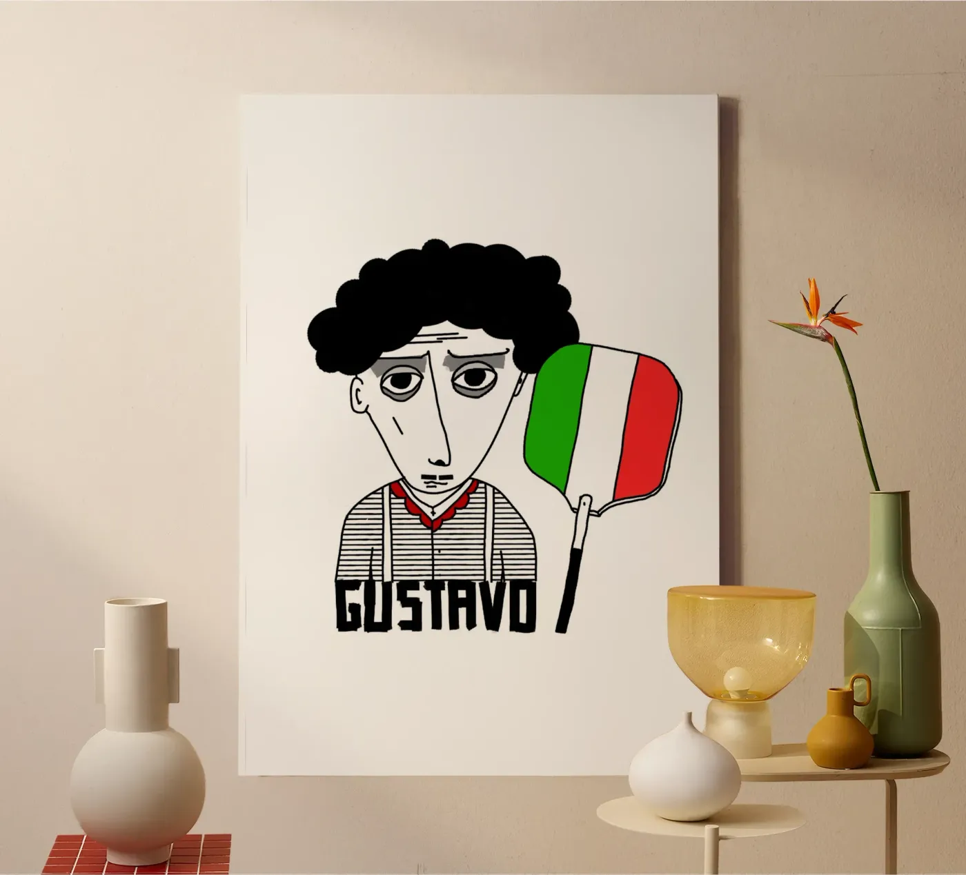 Gustavo tela da RAAKMA STUDIO