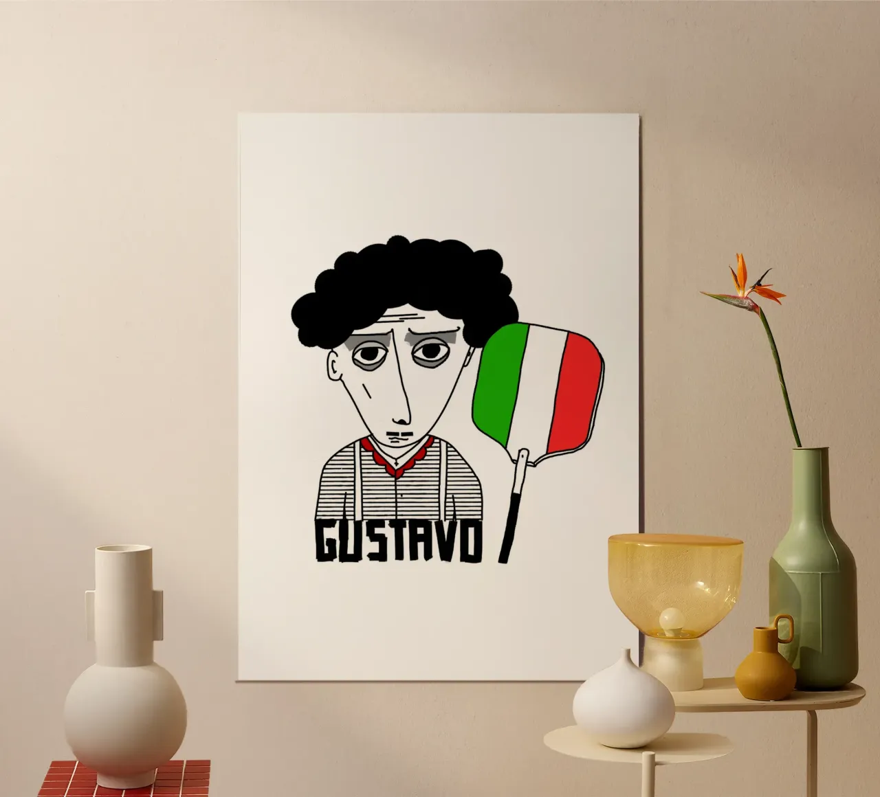 Gustavo poster da RAAKMA STUDIO