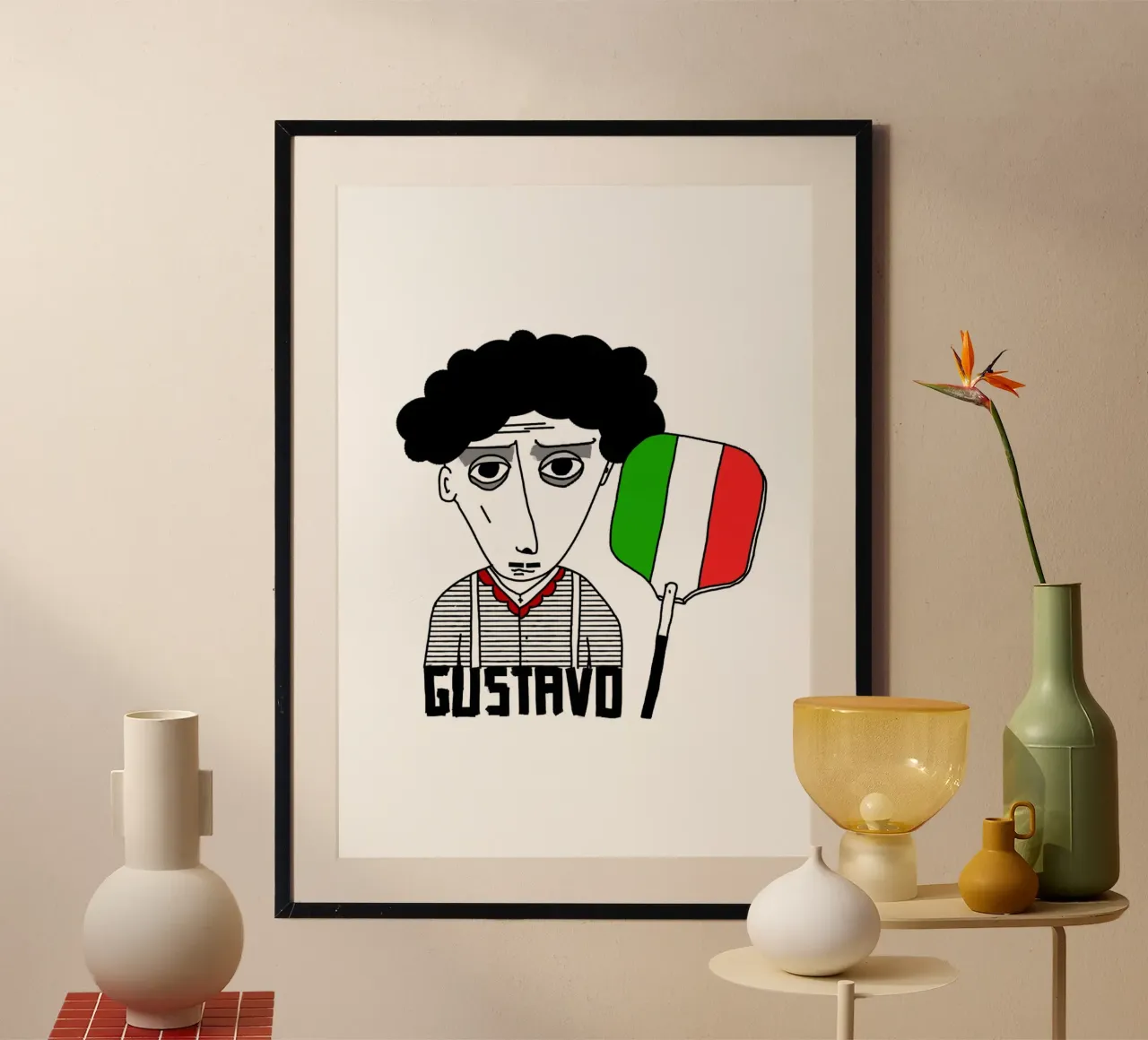 Gustavo poster da RAAKMA STUDIO