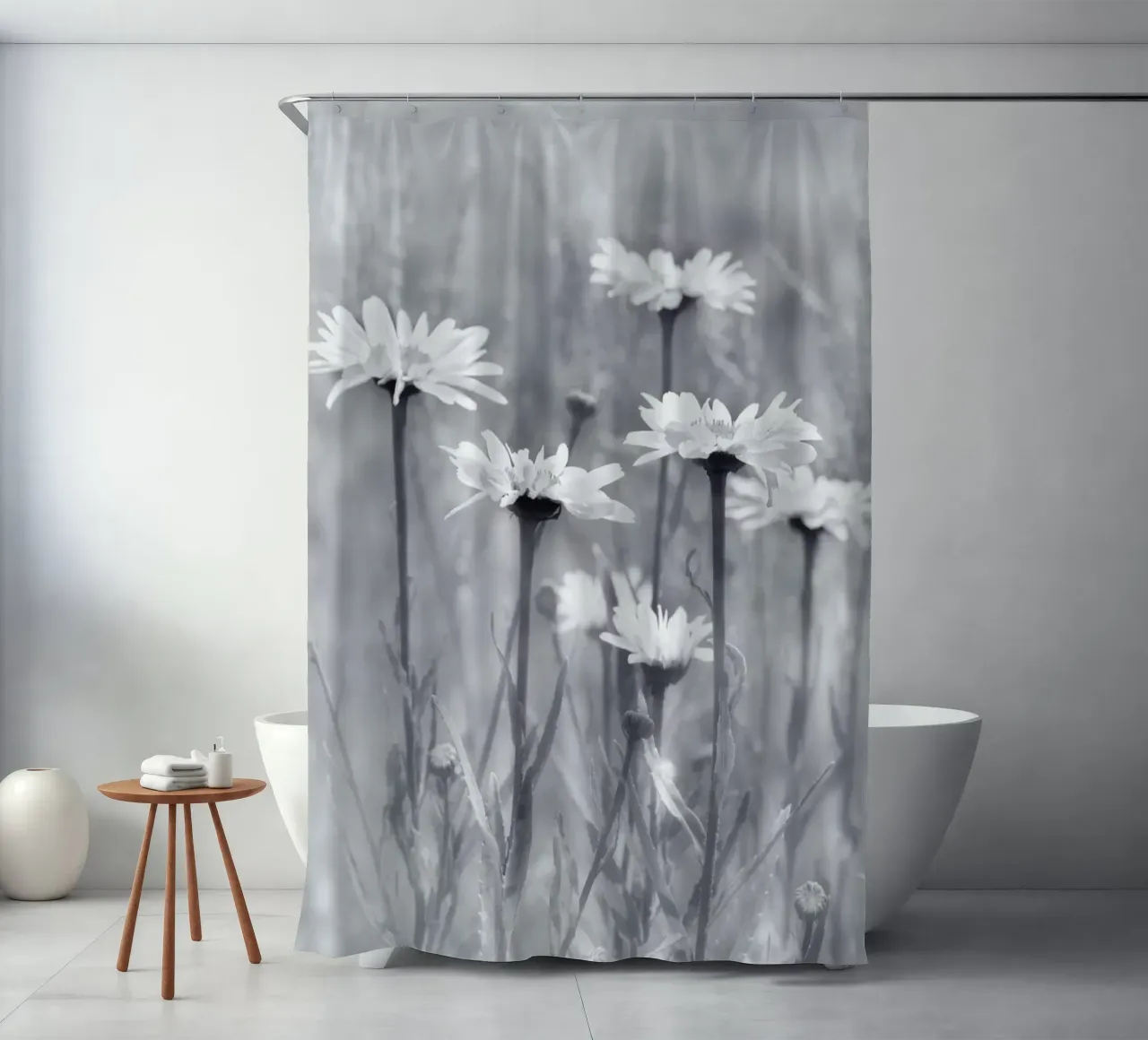 Margeriten Duschvorhang von Atteloi