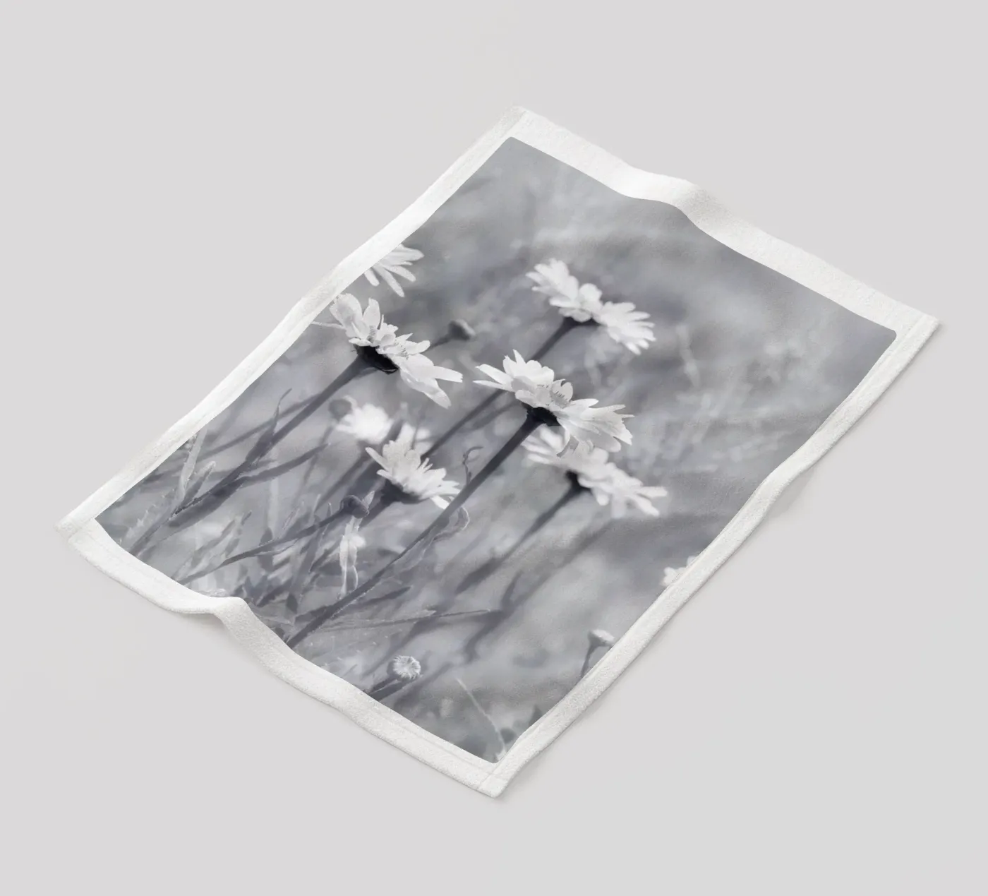 Margeriten Fleecedecke von Atteloi