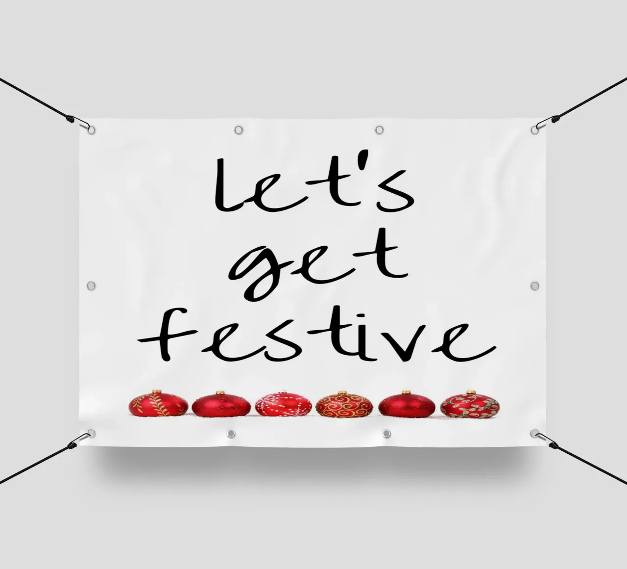 Let's get festive telo in pvc da HolidaysCandyWalls