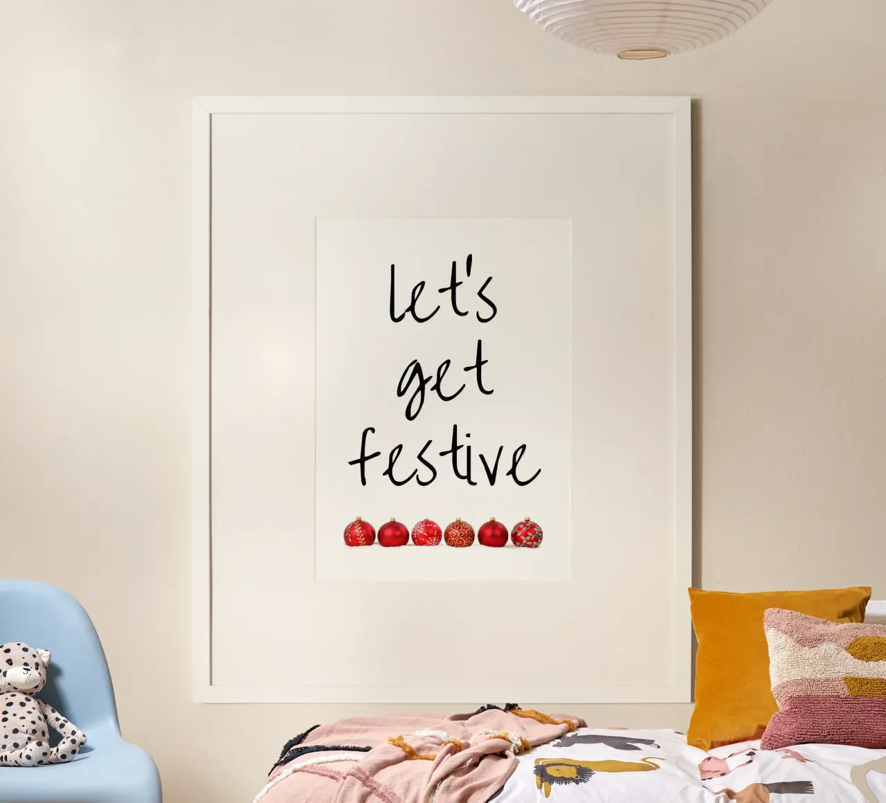 Let's get festive poster da HolidaysCandyWalls