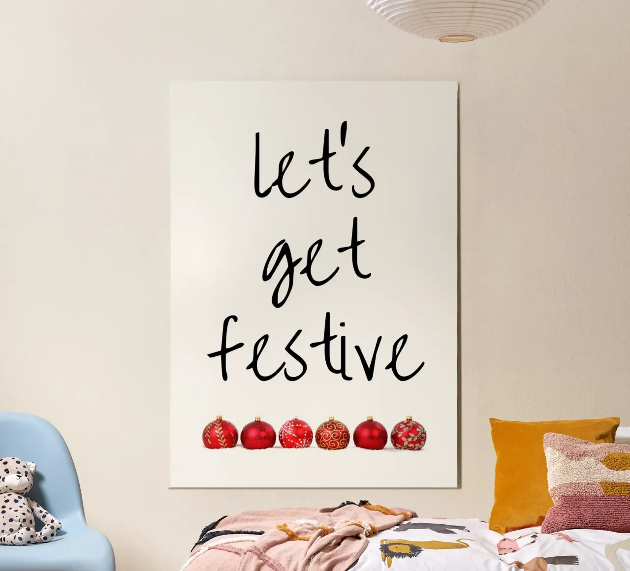 Let's get festive poster da HolidaysCandyWalls