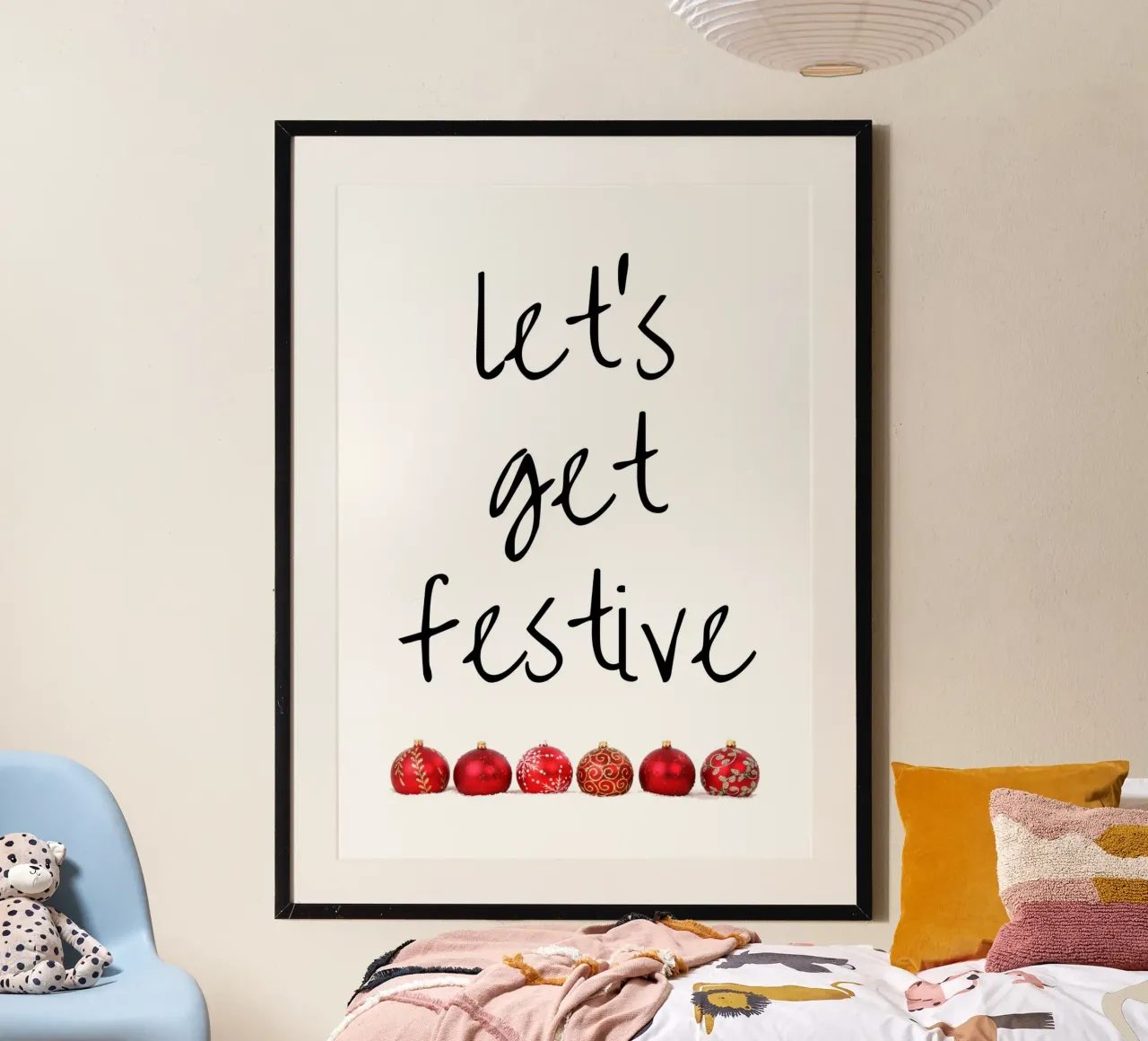 Let's get festive poster da HolidaysCandyWalls