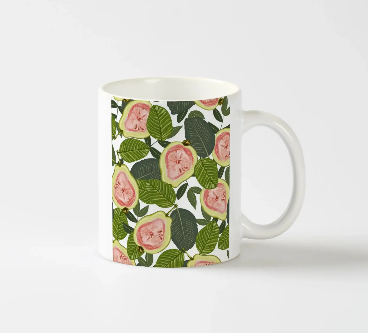 Guava Light ceramic mug by 83oranges.com