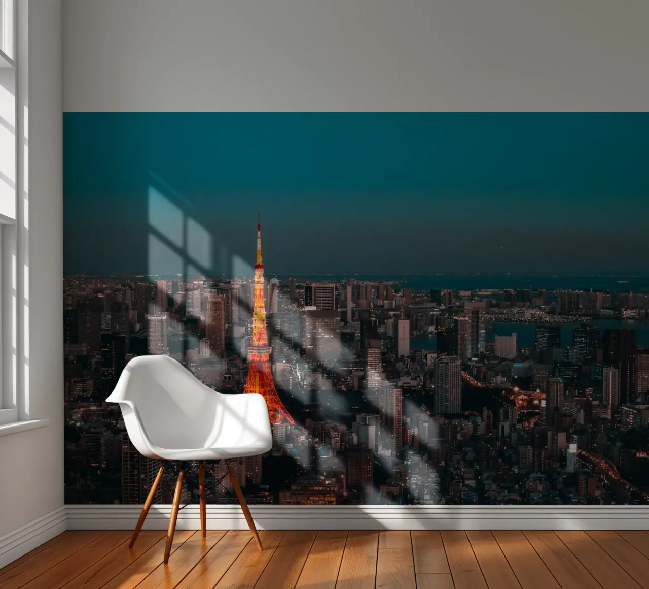 Tokyo Tower Night View, Japan photo wallpaper by Marcel Bisig